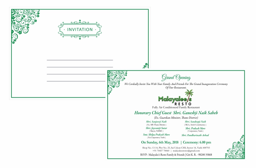 Malayalees Resto Brochure