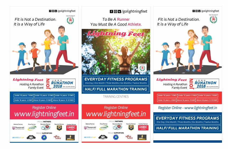Lightning Feet Standee